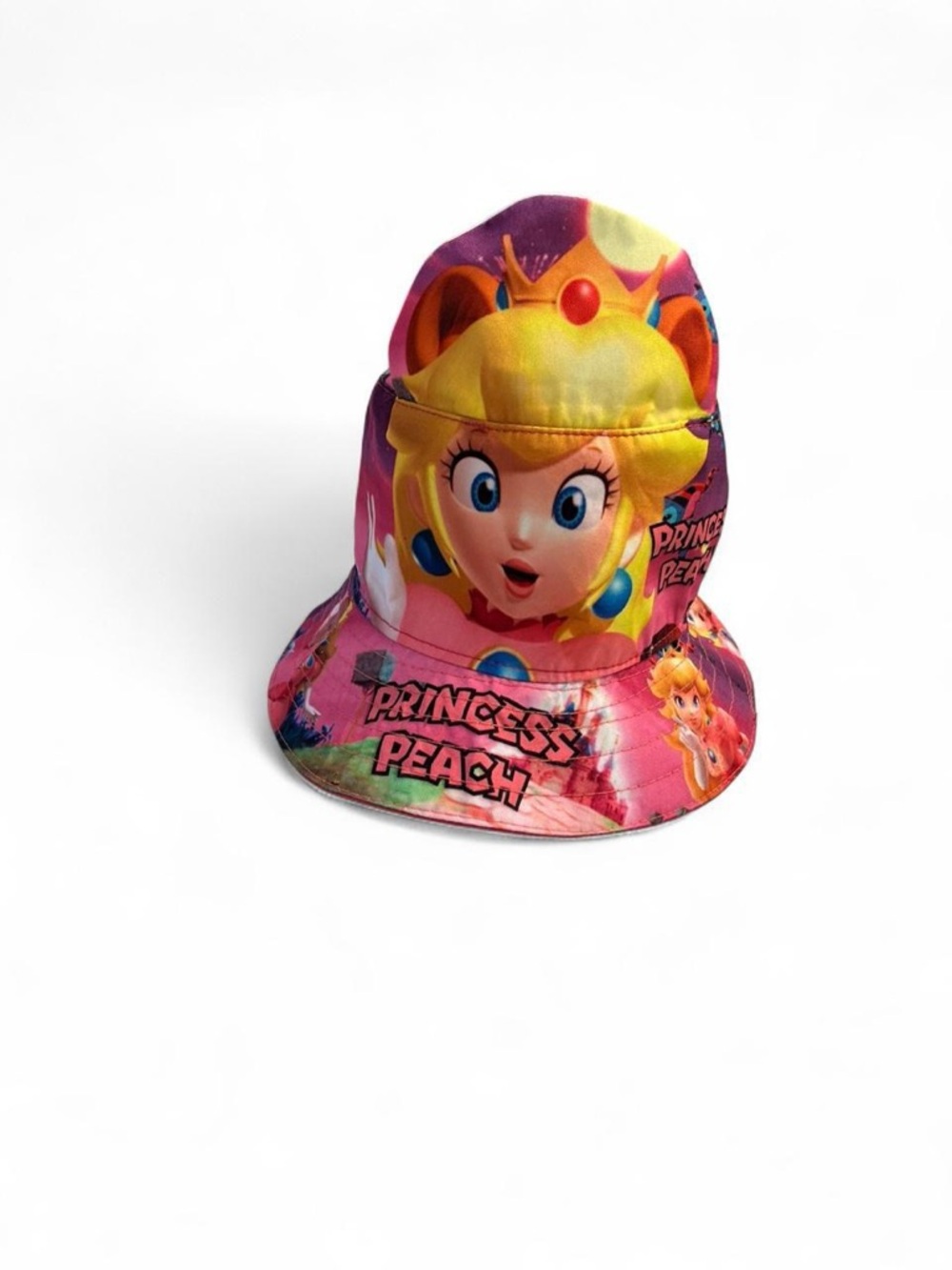 Princess Peach Pink Kids Sun Hat